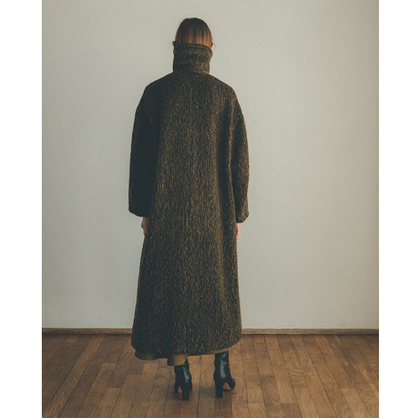 MIX SHAGGY LADY COAT/YELLOW(11101-0072) – R&Co