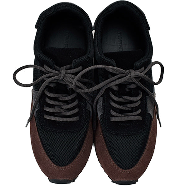 新品　Leather x Mesh Sneakers