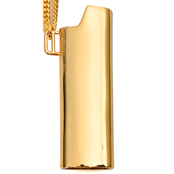 [AMBUSH] LOGO LIGHTER CASE NECKLACE/GOLD(12112601)