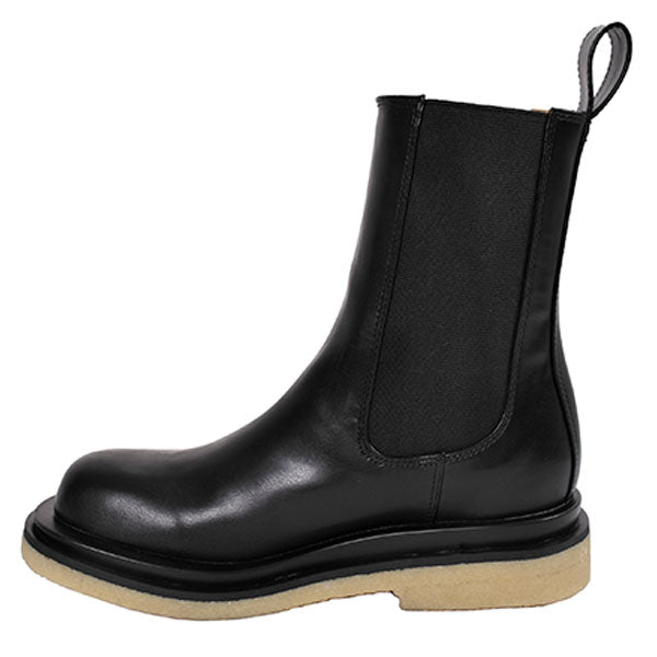 Leather Middle Boots/BLACK(12121013)