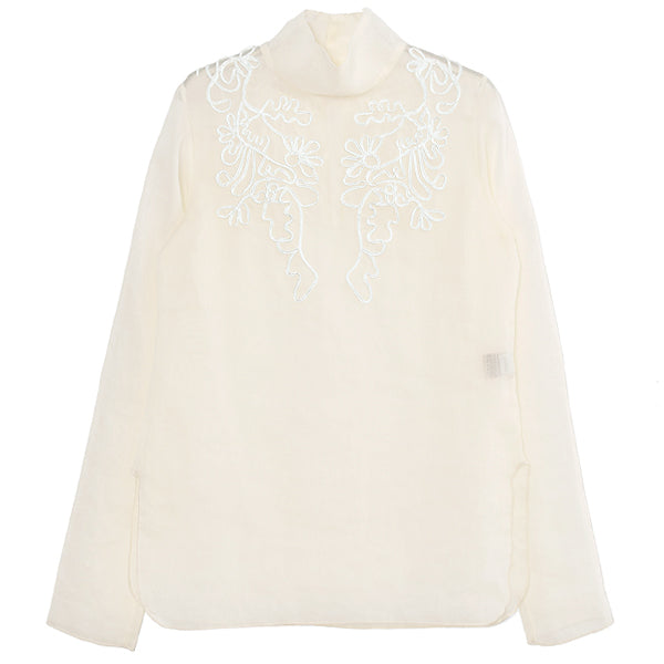 Sheer Embroidery Blouse/IVORY(12210408) – R&Co.