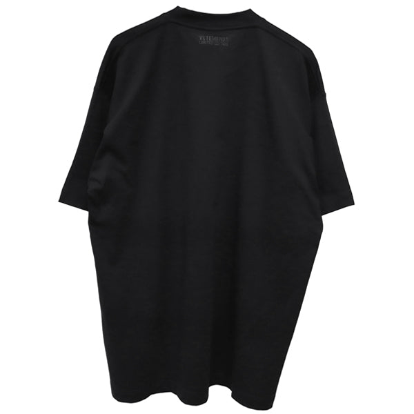 [VETEMENTS] MIXED LOGO T-SHIRT/BLACK(UA53TR220)