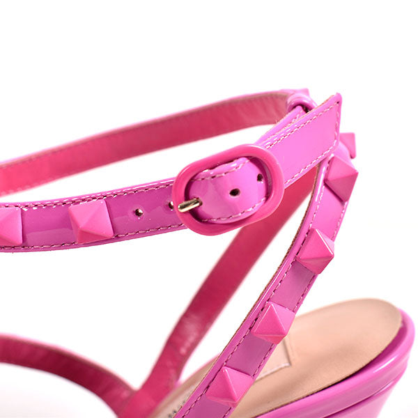 ANKLE STRAP | ROCKSTUD | T.100/VERNIC/PINK(1W0S0393YPX)