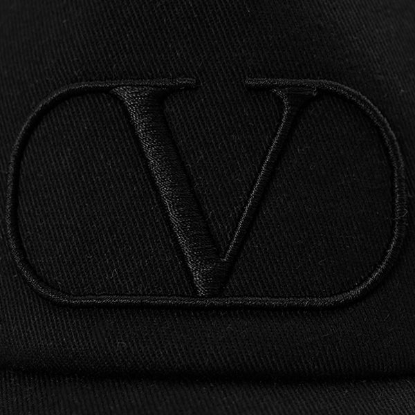 BASEBALL HAT  |  VLOGO SIGNATURE  |  COTONE/BLACK(1Y0HDA10BDL)