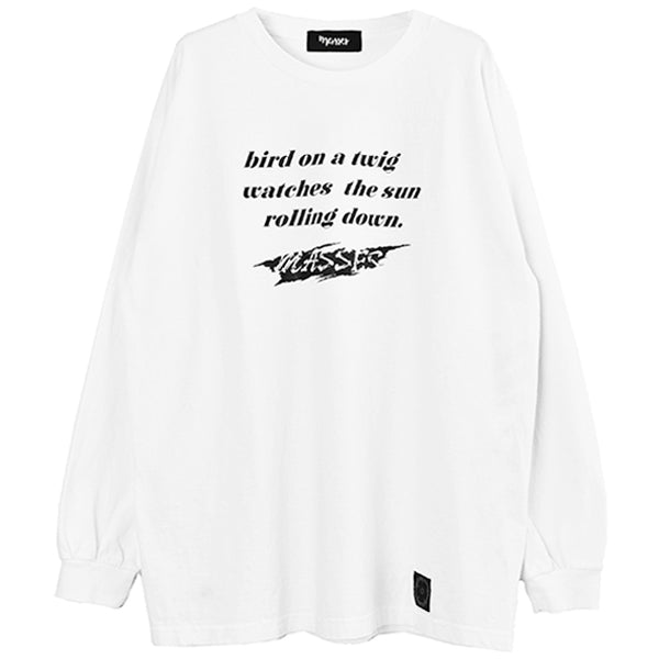 MASSES]M&M MASSES T-SHIRT L/S P-1 FP/WHITE – R&Co