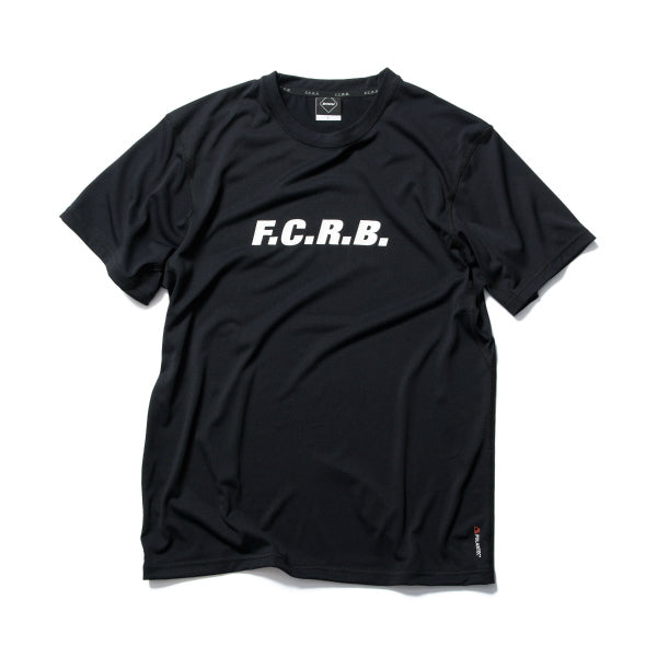 F.C.R.B. STRADDLE LOGO S/S TOUR TEE 黒L