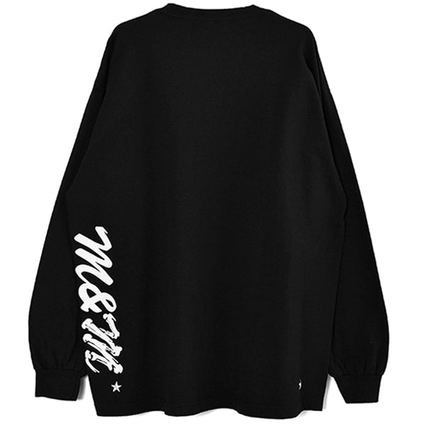 MASSES]M&M MASSES T-SHIRT L/S P-1 FP/BLACK – R&Co.