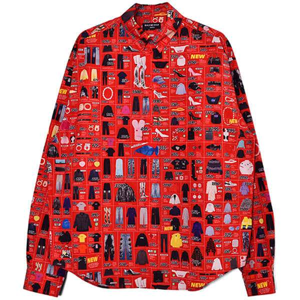 L/S Large FitShirt/RED(662983-TLL02)
