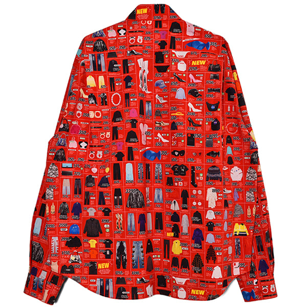 L/S Large FitShirt/RED(662983-TLL02)