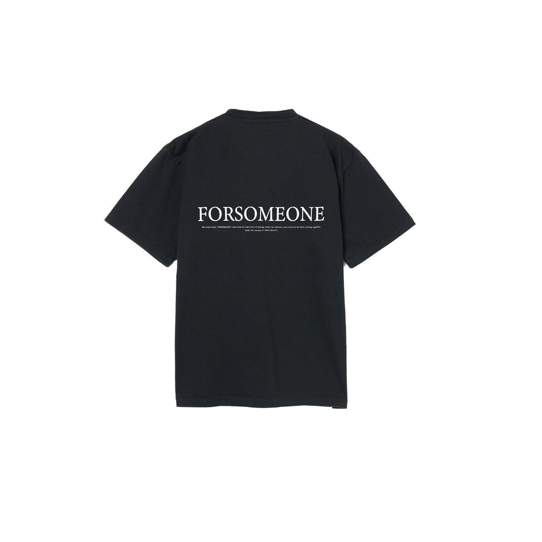 [FORSOMEONE] CL LOGO TEE/BLACK(78000733)
