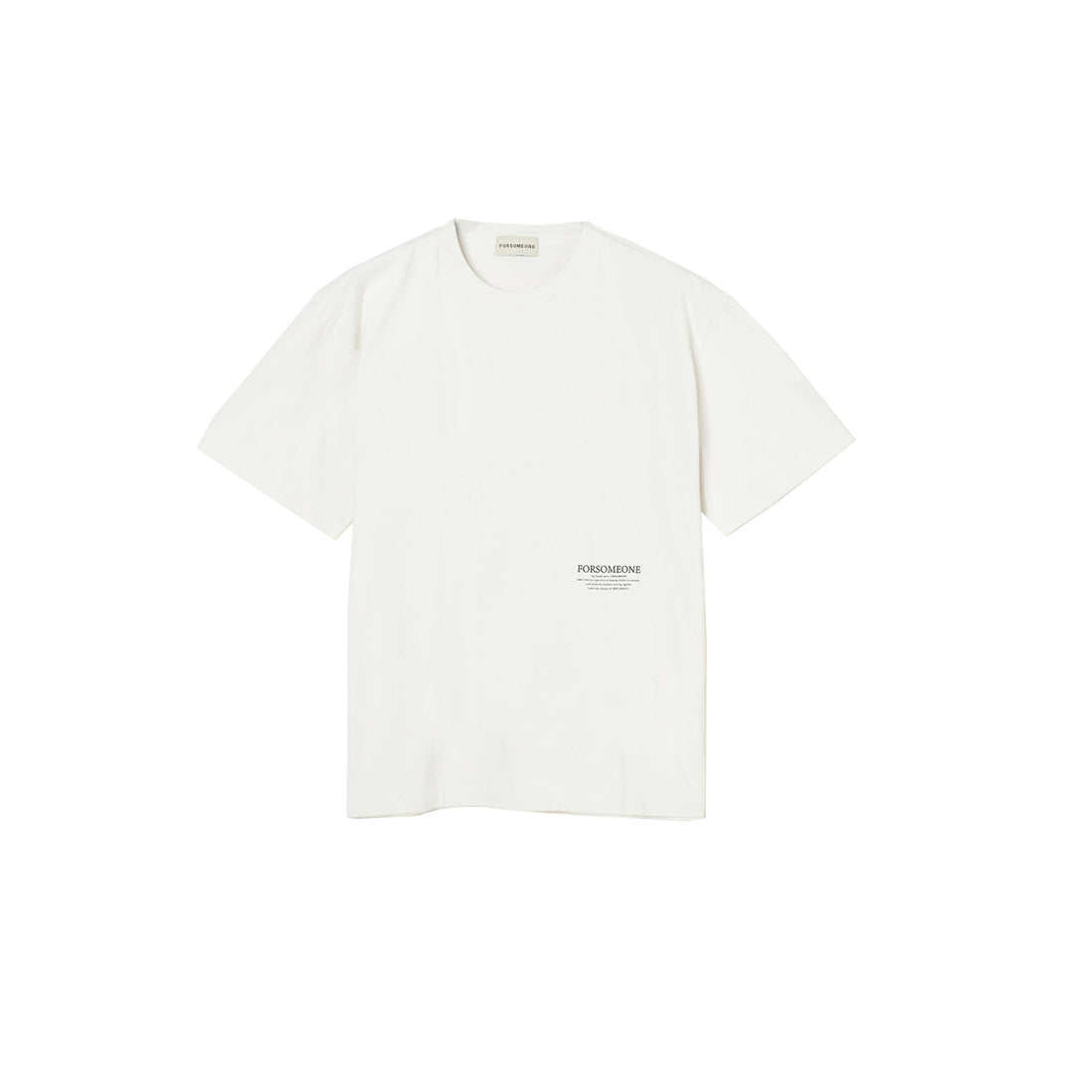 [FORSOMEONE] CL LOGO TEE/OFF WHITE(78000733)