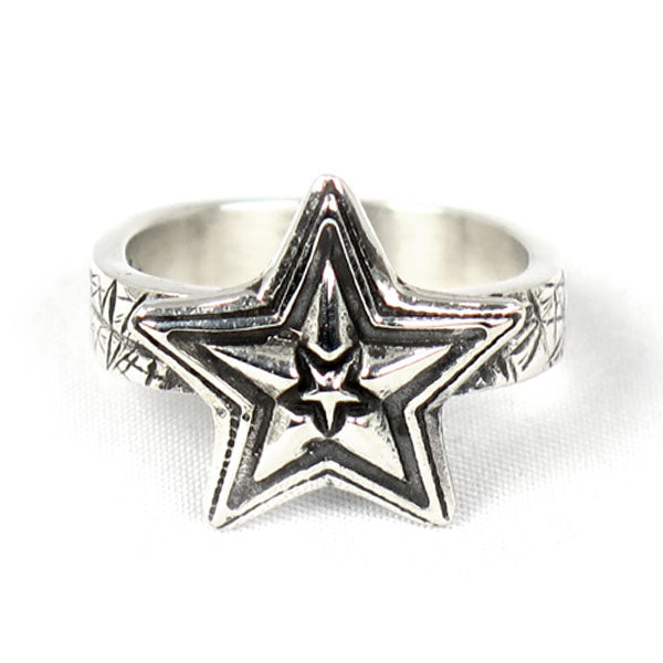 Tiny Star in Star w /Cat Scratch(Rings)(C2-01-004) – R&Co.