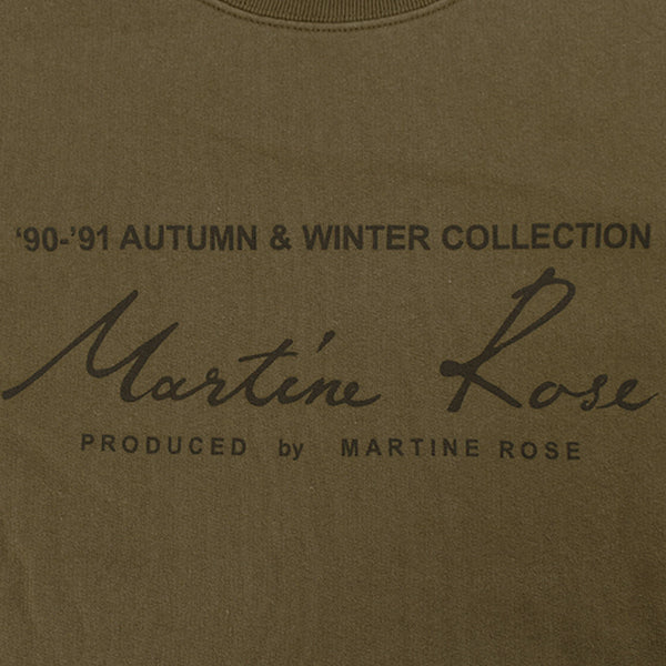[Martine Rose] CLASSIC CREW/KHAKI(CMRAW22-601FL)