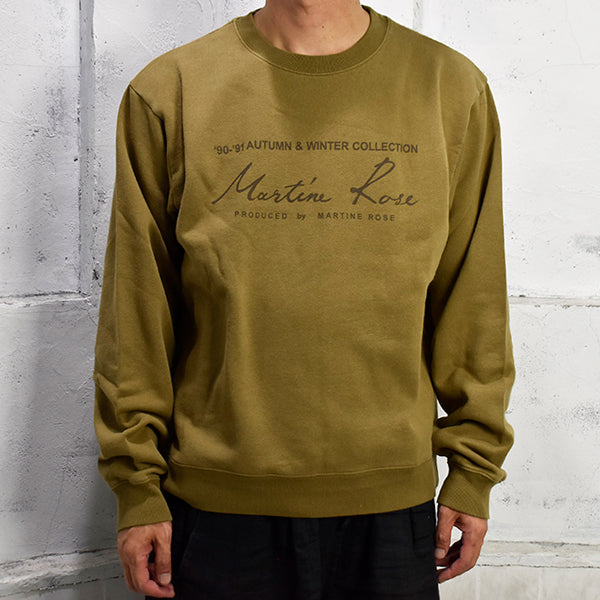 [Martine Rose] CLASSIC CREW/KHAKI(CMRAW22-601FL)