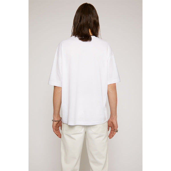 Patch-pocket cotton t-shirt/WHITE(MN-TSHI000242)