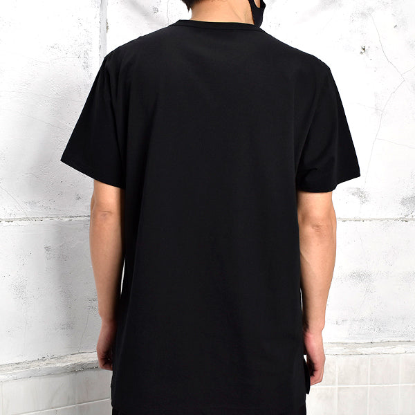 [yohji yamamoto] ロゴTee/BLACK(FQ-T90-099)