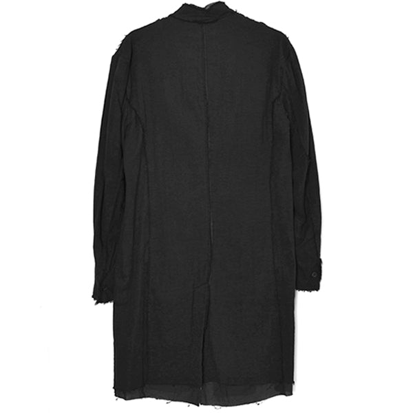 [ASKYY] LAYRED LONG JACKET/BLACK/BLACK(353H8)