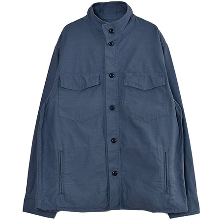 [ANDFAMILYS] UTILITY BACK SATIN JACKET/BLUE(JK-2205695)