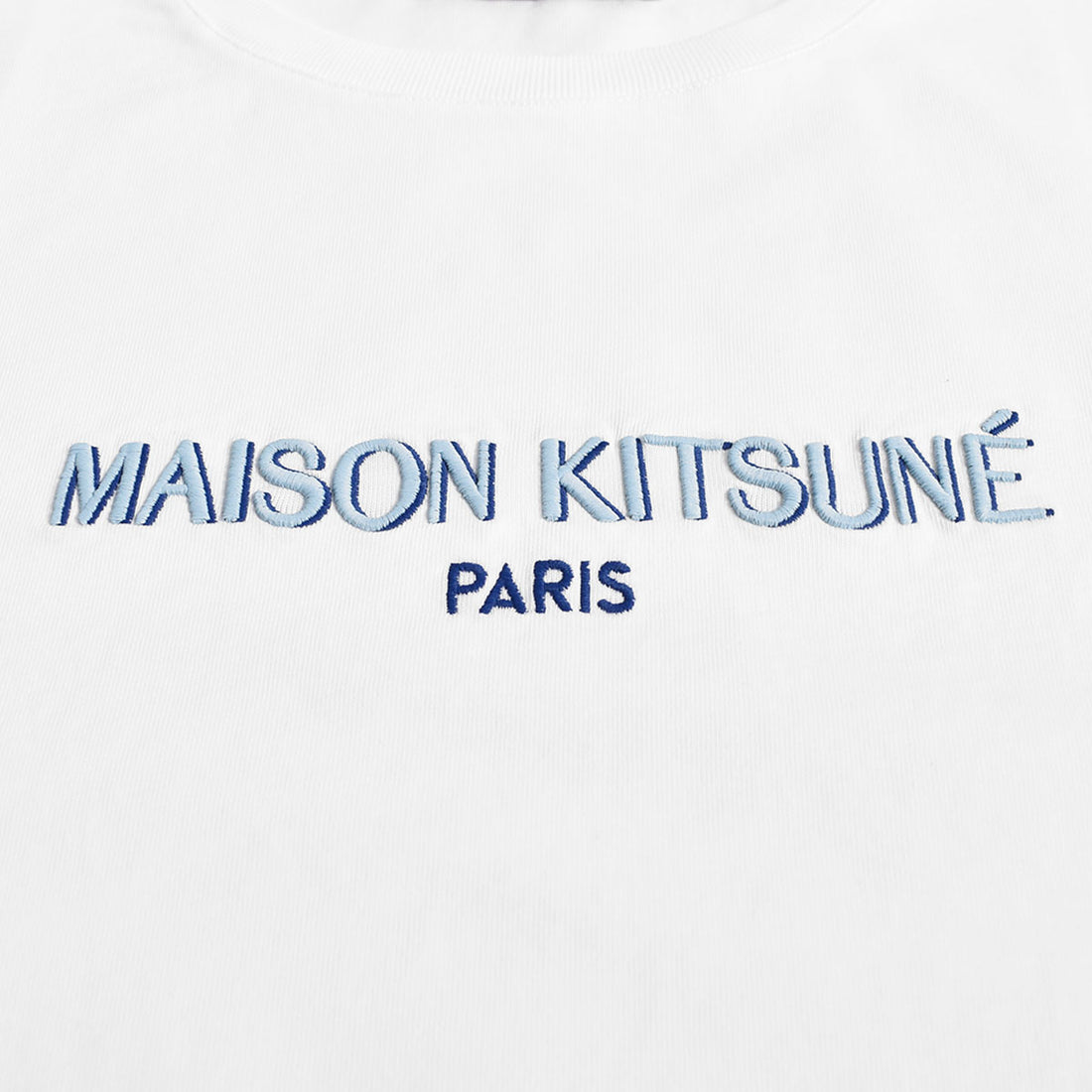 [MAISON KITSUNE]MAISON KITSUNE PARIS RELAXED TEE-SHIRT/WHITE(KM00119KJ0035)