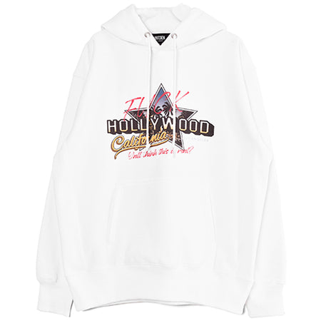 Fuck the  HOLLYWOOD Hoodie/WHITE(MC-211-10)