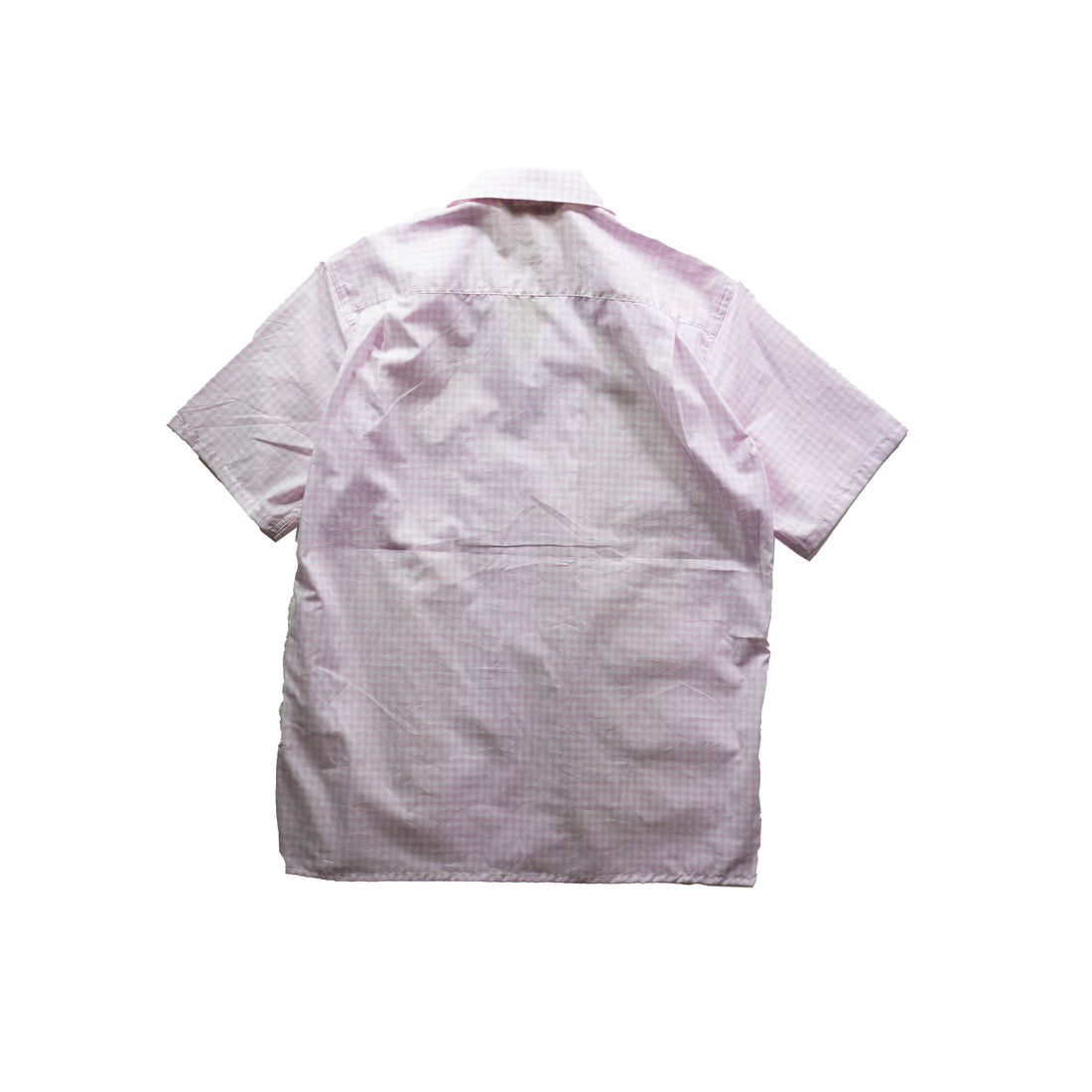 [ANDFAMILYS]Gingham Aloha Shirts/Light purple