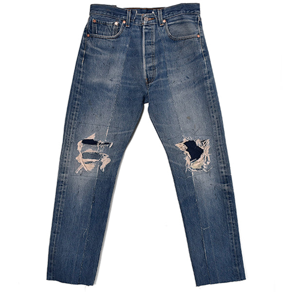OLD PARK × MINEDENIM Rebuild Slim Flare Jeans/USED BLUE(MND-21SSOP004)