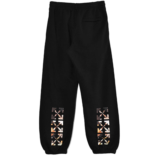 CARAVAG LUTE SLIM SWEATPANT/BLACK/WHITE(OMCS22-RTW1016/C) – R&Co