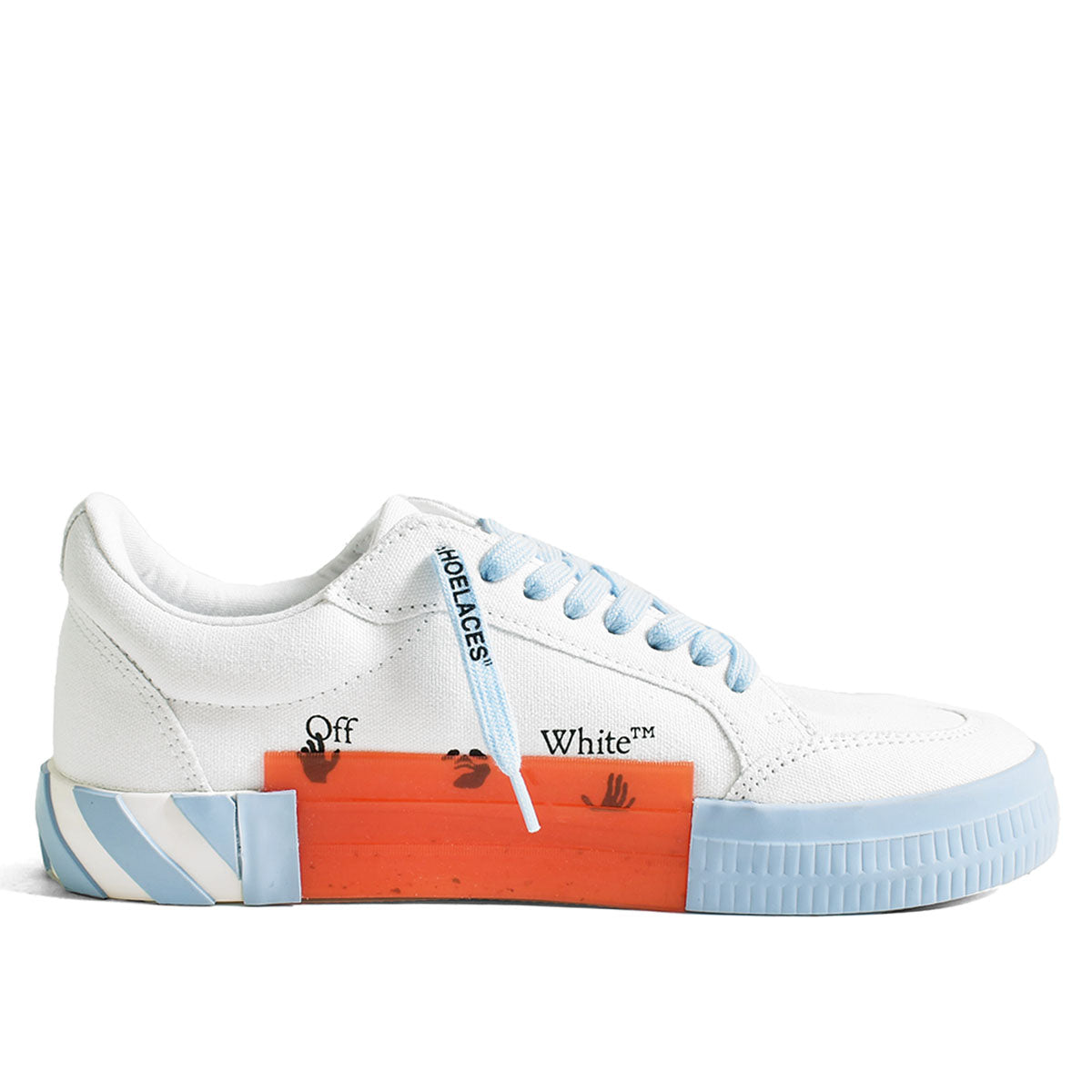 Off-White]LOW VULCANIZED CANVAS/WHITE/BLUE(OMIR23-SLG0004) – R&Co.