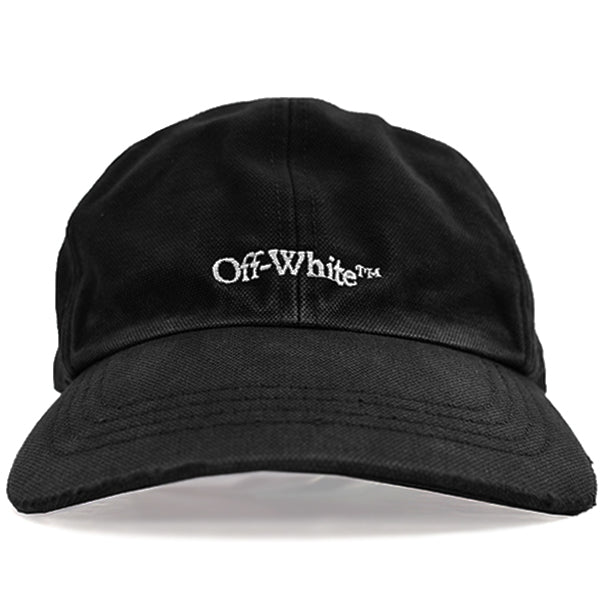 BOOKISH OW BASEBALL CAP/BLACK/WHITE(OMLS22-RTW0724/C)