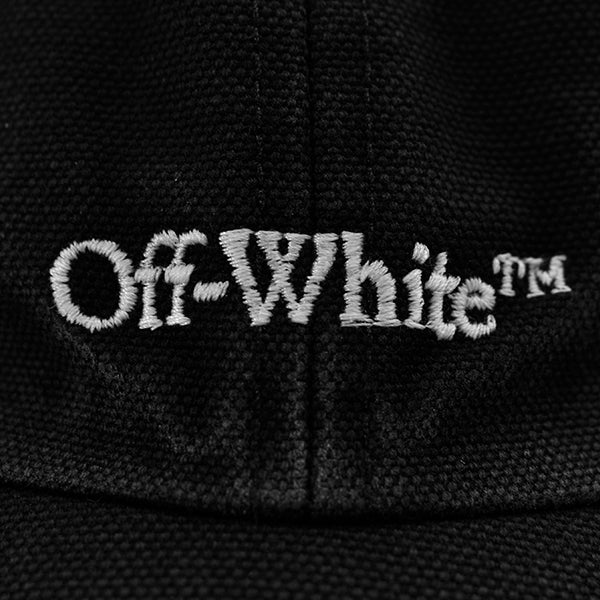 BOOKISH OW BASEBALL CAP/BLACK/WHITE(OMLS22-RTW0724/C)