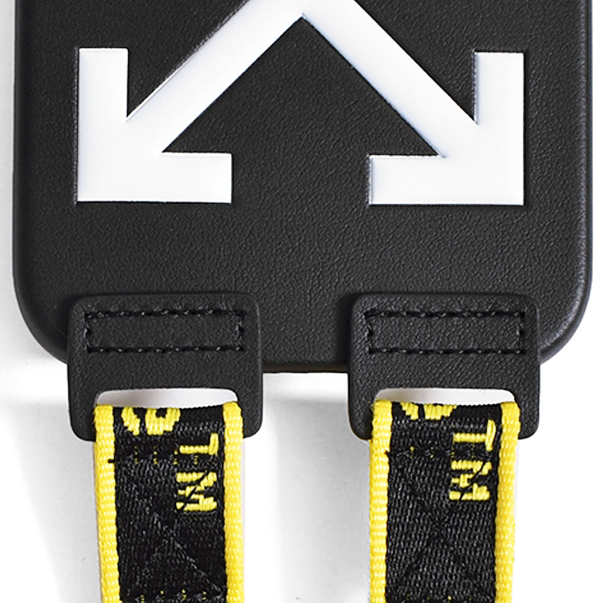 Off-White]GRAPHIC BELT COVER 14 PRO/BLACK/YELLOW(OMPS23-RTW0621