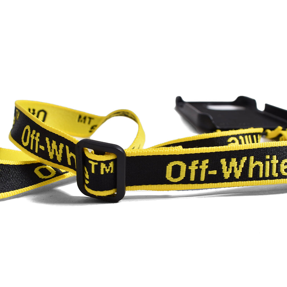[Off-White]GRAPHIC BELT COVER 14 PRO/BLACK/YELLOW(OMPS23-RTW0621)