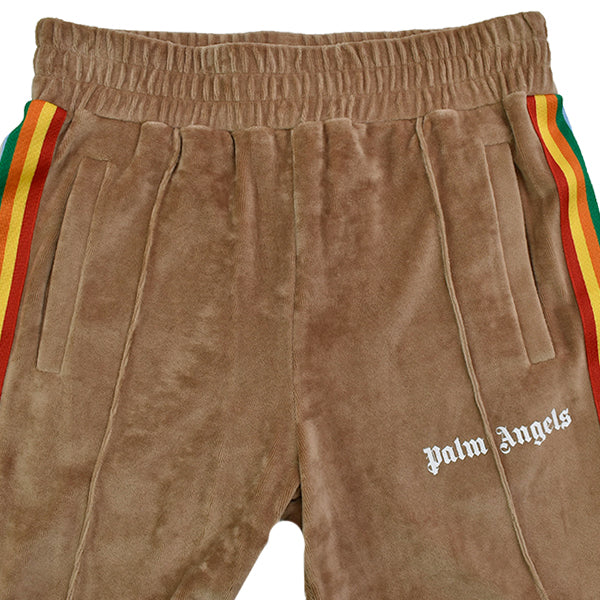 RAINBOW CHENILLE TRACK PANTS/WHITE/BROWN(PMCF21-049)