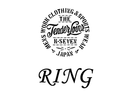 [TENDERLOIN]H.S RING/SILVER