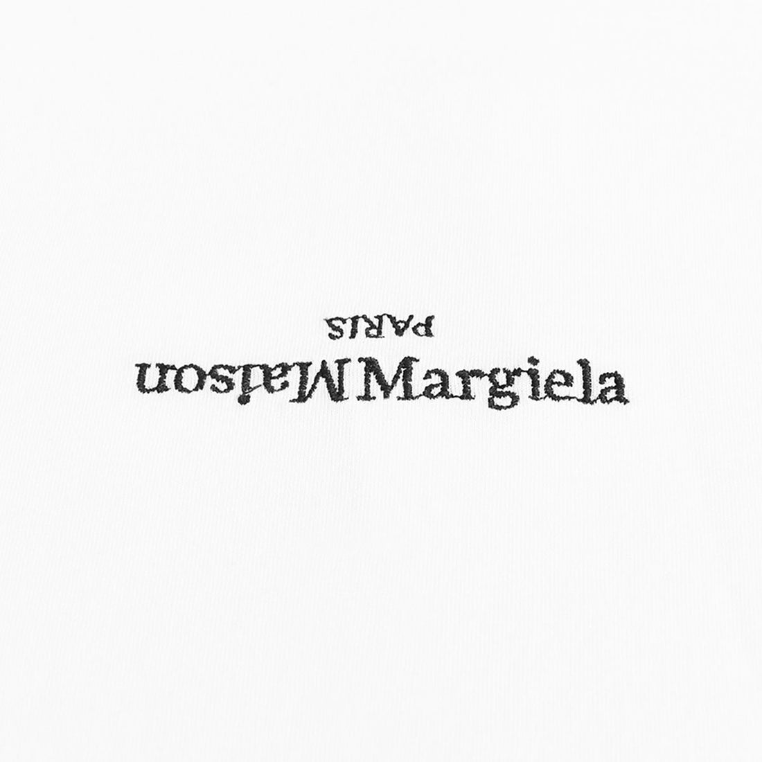 [Maison Margiela]T-SHIRT/WHITE/BLACK(S30GC0701-S22816)