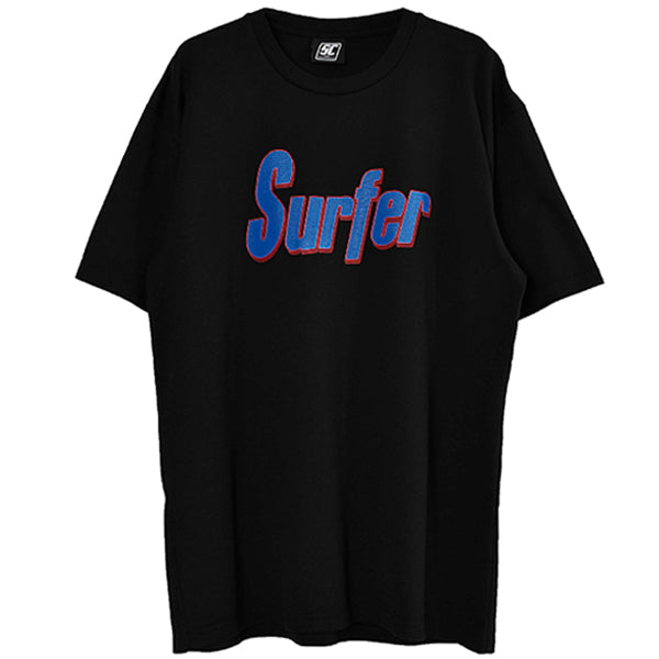 SURFER T-SHIRT/BLACK/BLUE(SCST-S2106)