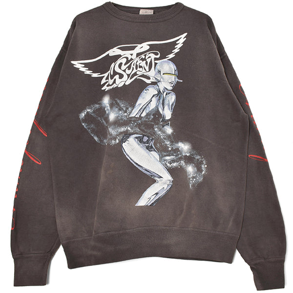 SAINT Mxxxxxx]SWEAT SHIRT/SORAYAMA/BLACK(SM-S22-0000-074) – R&Co