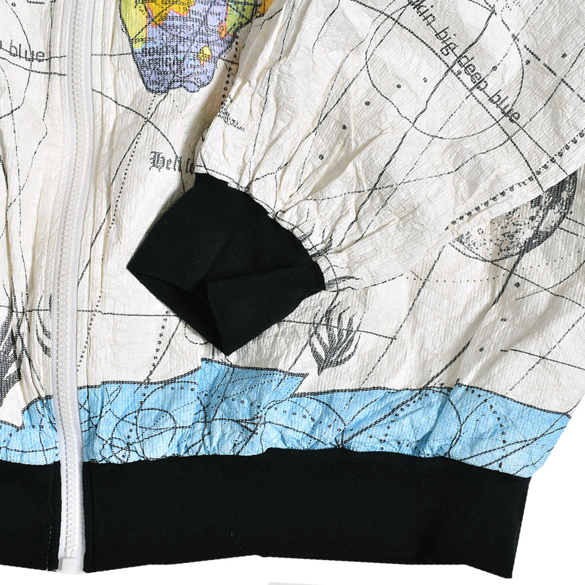 世界のMJ SAINT Mxxxxxx]DW_PAPER JKT/WORLD MAP/WHITE(SM-S23-0000-084