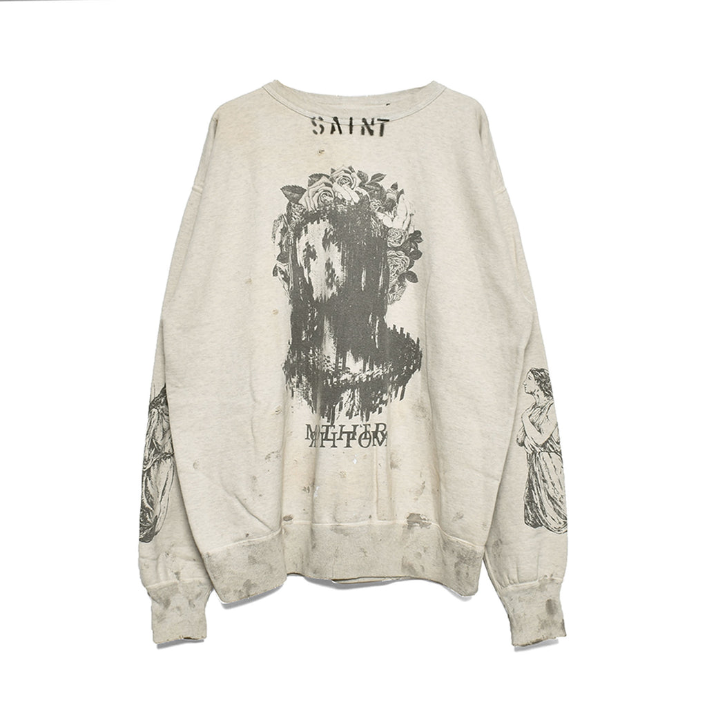 SAINT Mxxxxxx]KK_CRW SWEAT/MOTHER/GRAY(SM-S23-0000-095) – R&Co