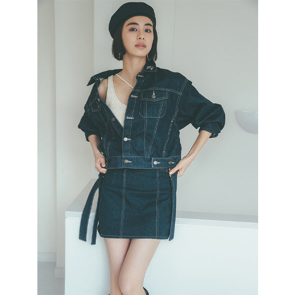 デニムミニスカート/BLUE(SWFS221182) – R&Co.