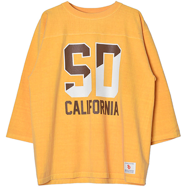 SD HEAVYWEIGHT FOOTBALL LOGO T/YELLOW(TSFAA140) – R&Co