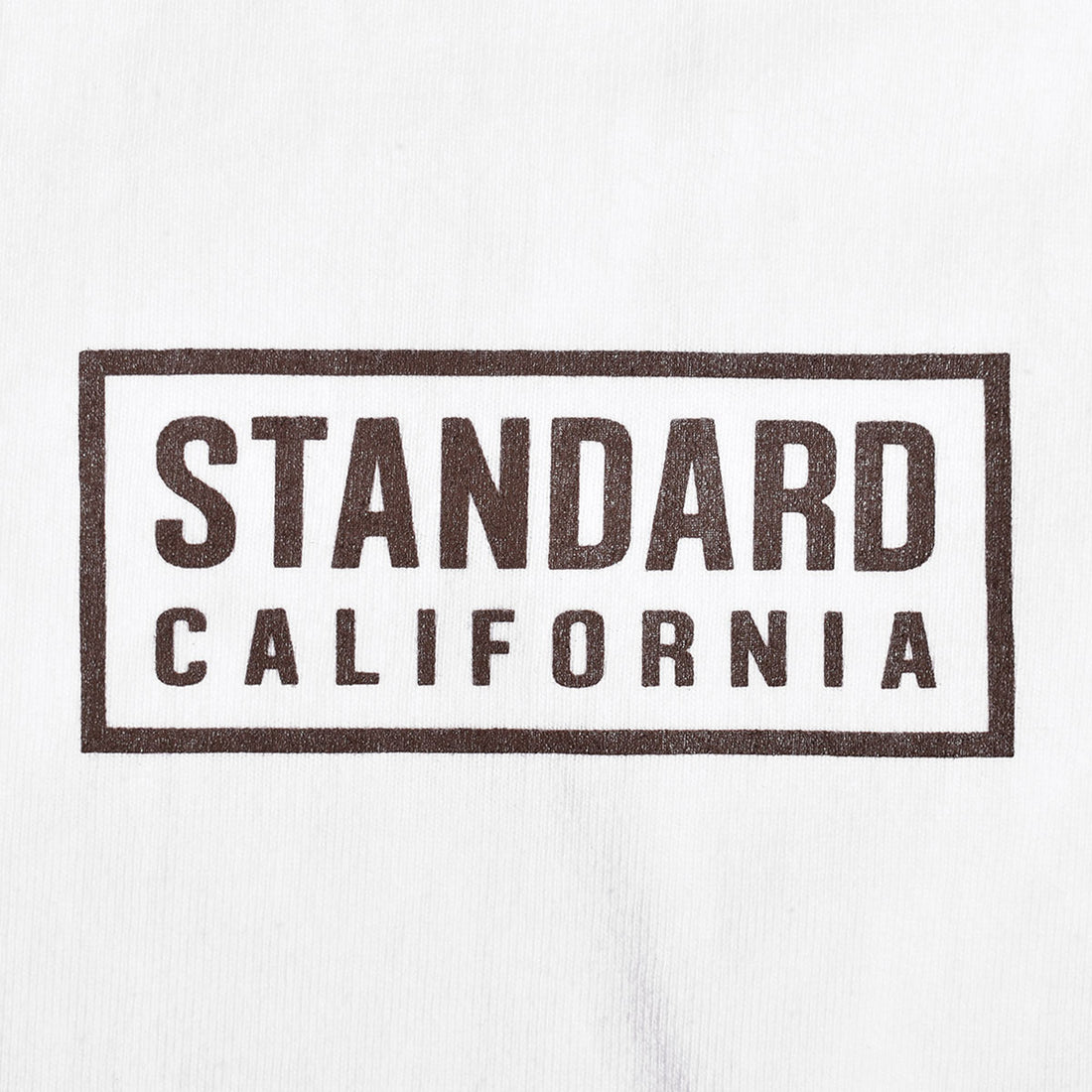 [STANDARD CALIFORNIA]SD Heavyweight Box Logo Long Sleeve T/WHITE(TSOLF100)