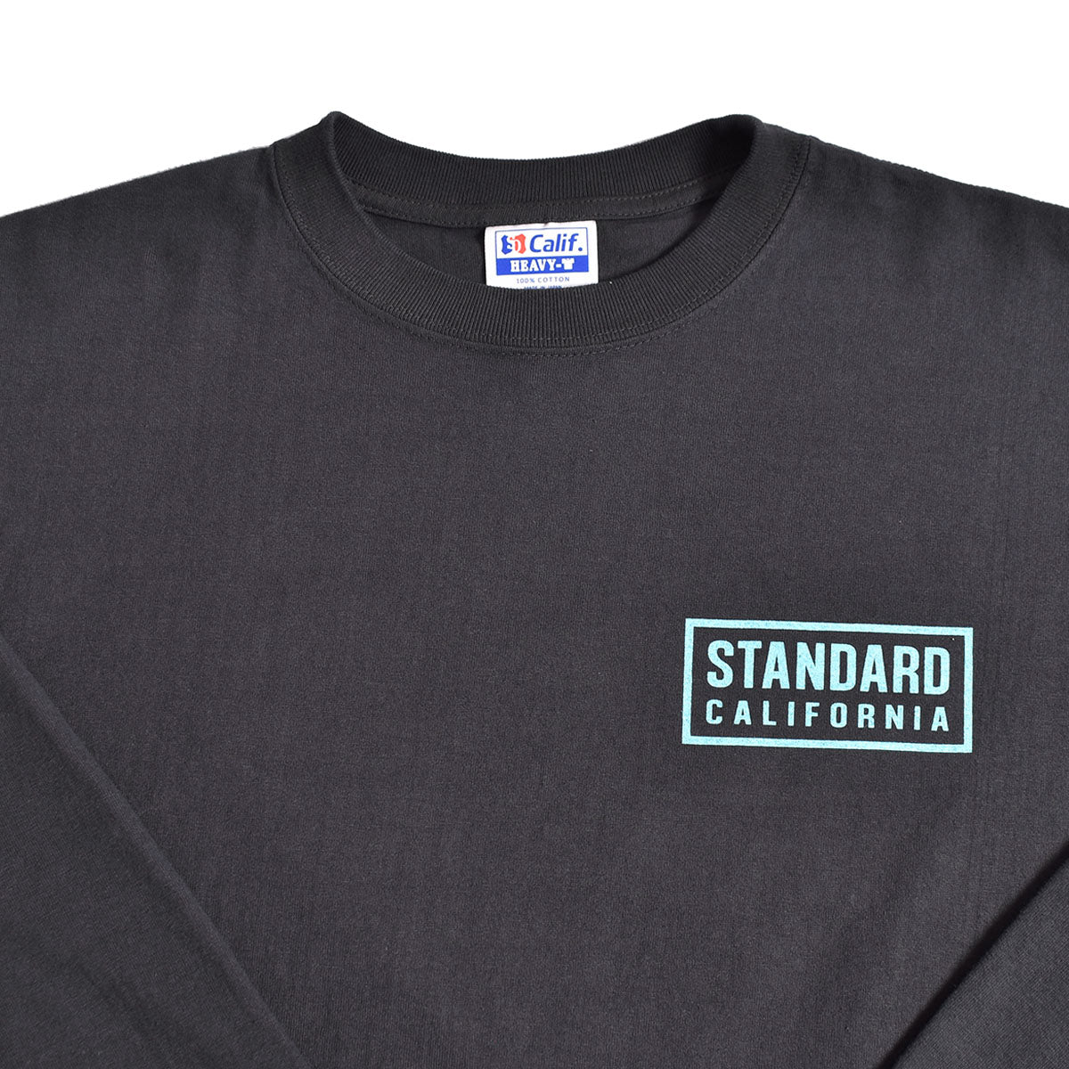 STANDARD CALIFORNIASD Heavyweight Box Logo Long Sleeve T/BLACK