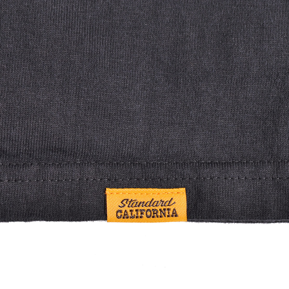 STANDARD CALIFORNIA]SD Heavyweight Box Logo Long Sleeve T/BLACK
