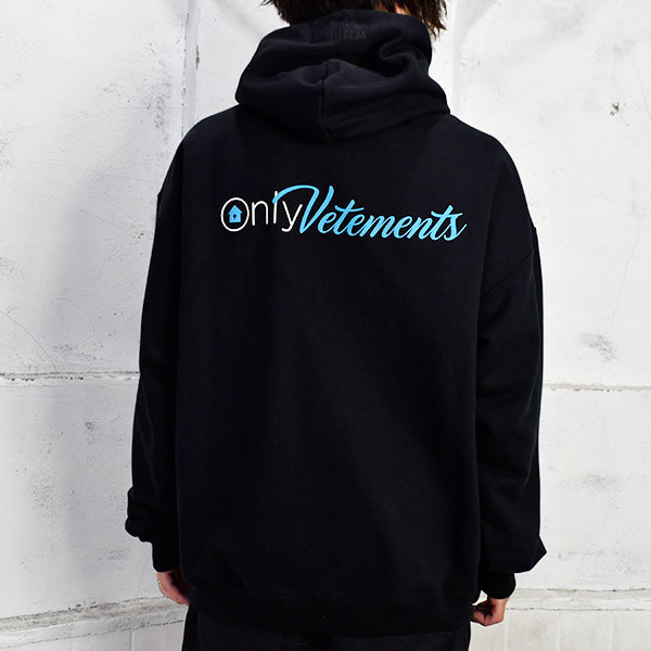 ONLY VETEMENTS HOODIE/BLACK(UA53HD160) – Ru0026Co.