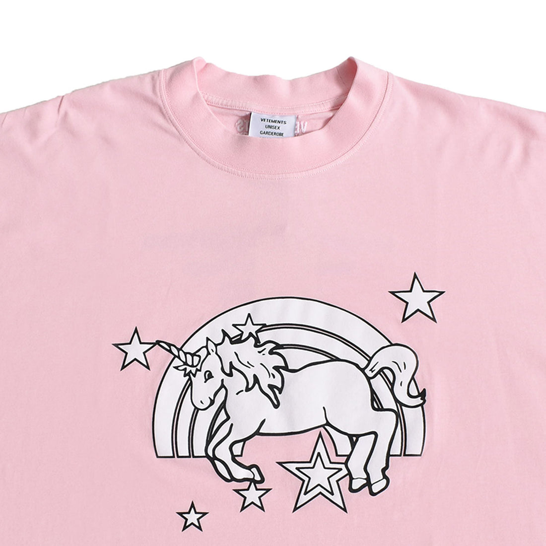 [VETEMENTS]MAGIC UNICORN T-SHIRT/PINK(UE63TR101)