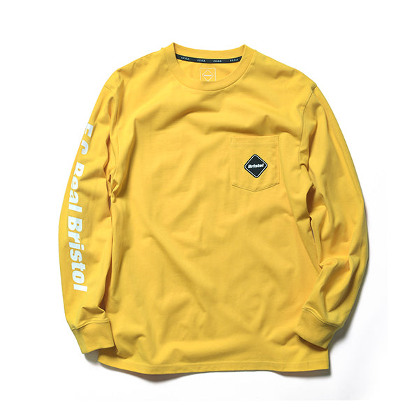 AW23 FCRB AUTHENTIC L/S TEAM POCKET TEE | www.causus.be