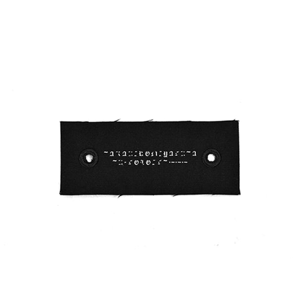 morse code patch.(for 15cm safety pin)/BLACK(sa.0173AW21)