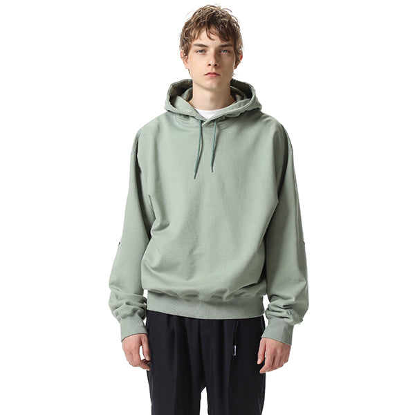 STAR ELBOW PATCHED WIDE SWEAT HOODIE(SOPH-212049) / GREEN