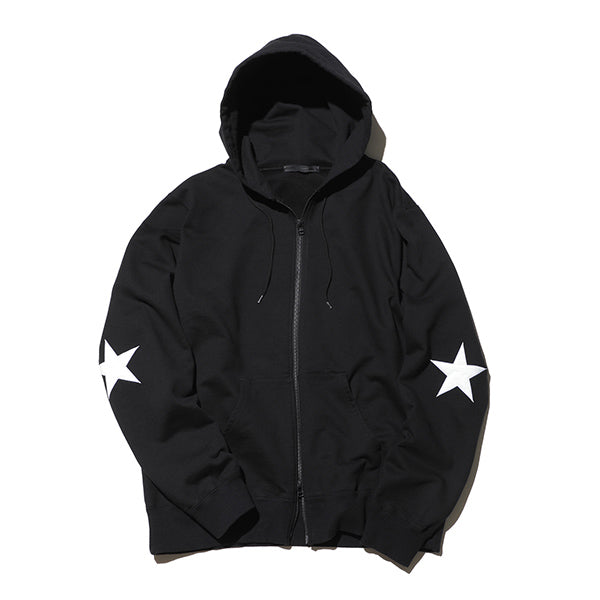 STAR ELBOW PATCHED ZIP UP SWEAT HOODIE(SOPH-220056) – R&Co
